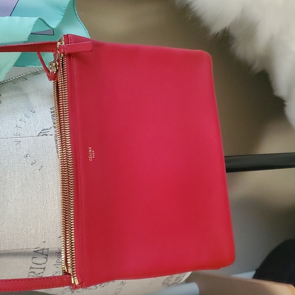 CELINE TRIO LAMB SKIN LEATHER - Picture 12 of 17